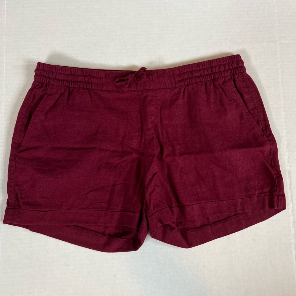 Burgundy shorts